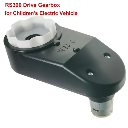 Vista 4 de Caja de cambios RS390 de 12 V para autos de juguete, ruedas alimentadas por motocicletas, motor de accionamiento 390 de alta velocidad con motores