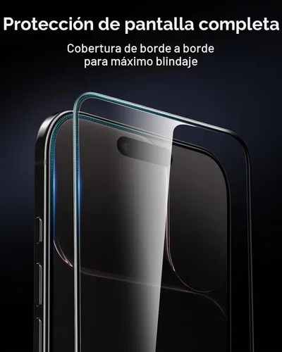 Vista 7 de ESR - Juego de 3 protectores de pantalla de vidrio templado 9H+ para iPhone Air, [grado militar a prueba de roturas], con tecnología antirreflejo
