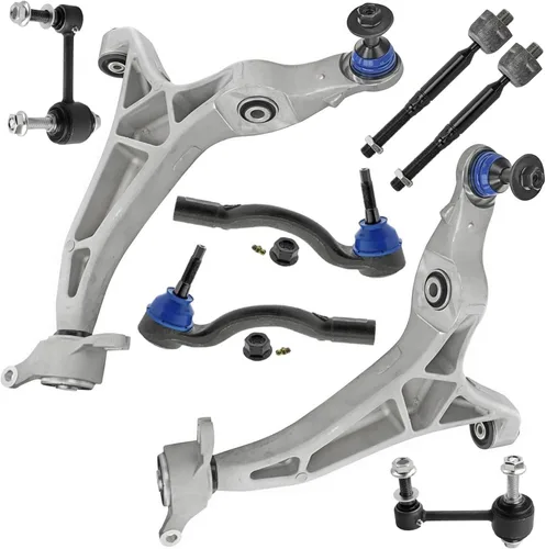 Vista 10 de Detroit Axle - Kit de suspensión frontal de 8 piezas para Chevy Silverado