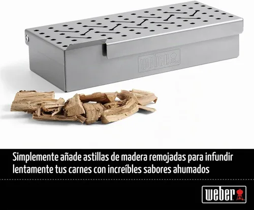 Vista 4 de Weber Caja universal para ahumar de acero inoxidable