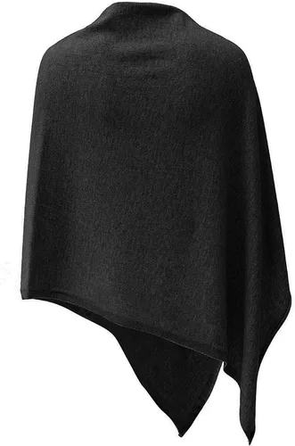 Vista 2 de PULI - Poncho versátil tejido para mujer con botones de peso ligero para primavera verano y otoño chal poncho capa suéter de punto
