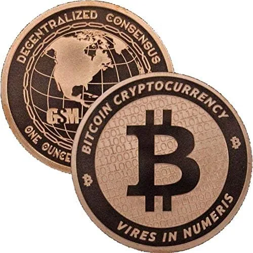 Vista 14 de Moneda redonda de cobre puro .999 de 1 oz (Apolo 11 50 aniversario)
