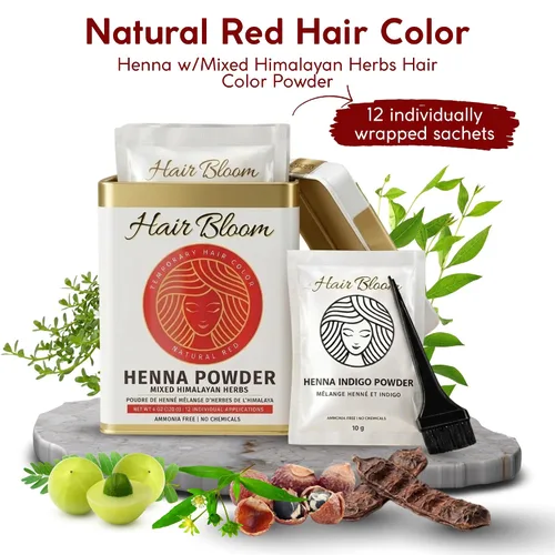 Vista 3 de Tinte Pride Of India para el cabello, en polvo, de hierbas y de 8.5 onzas