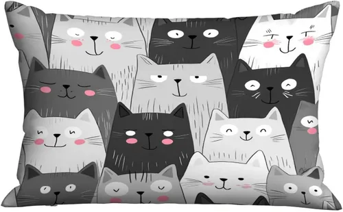 Vista 16 de Mugod Funda de cojín negra con símbolo de palos de golf, funda de almohada para cama, sofá, oficina, decoración de 20 x 30 pulgadas