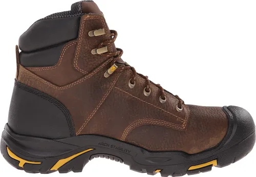 Vista 3 de KEEN Utility Botas de trabajo impermeables MT Vernon de 6" con punta suave para hombre Marrón (Cascade Brown)