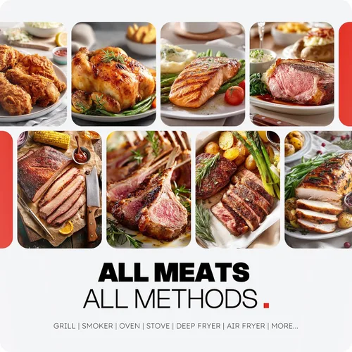 Vista 8 de Termómetro inalámbrico inteligente para carne, 6 sensores, precisión digital para alimentos, lectura instantánea de 0.5S, impermeable IP67