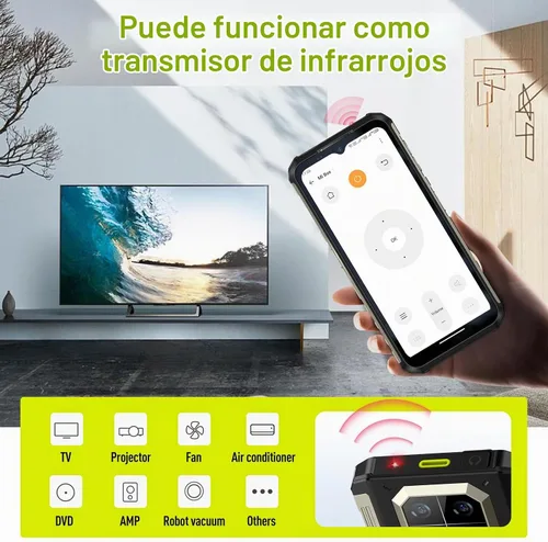 Vista 7 de Ulefone Armor 22 Teléfono resistente, IP68/IP69K, cámara de gran angular de 64MP y cámara de visión nocturna de 64MP, pantalla FHD+ de 6.58” 120Hz