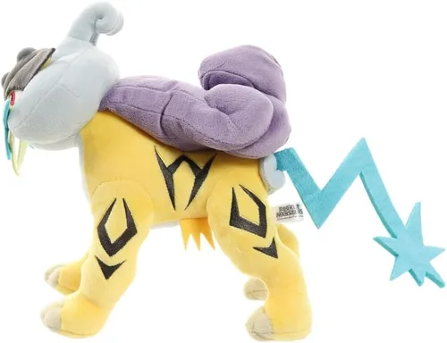 Vista 3 de Sanei Pokemon All Star Series - PP62 - Raikou Stuffed Plush