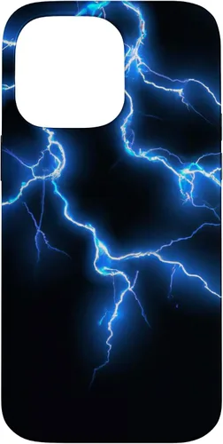 Vista 21 de Blue Lightning Storm Funda para iPhone 17