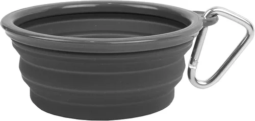 Vista 12 de Prima Pet Plegable Silicona Food & agua Tazón con clip de viaje para perro y gato, tamaños disponibles: pequeño (1,5 tazas) & Grande (5 tazas), Agua