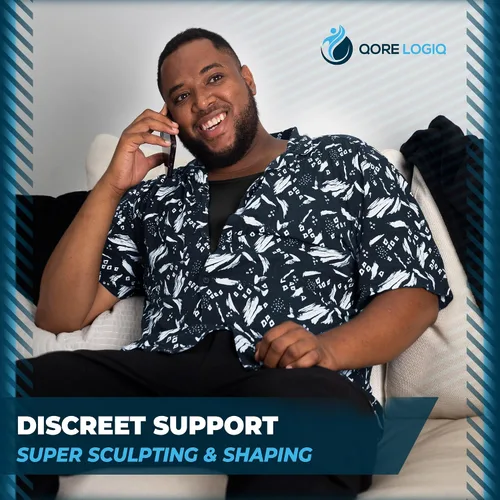 Vista 6 de QORE LOGIQ Gynecomastia - Camisas de compresión para hombre camiseta sin mangas adelgazante moldeador de cuerpo fajas para hombres brasier