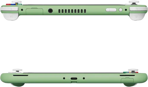 Vista 9 de eXtremeRate Carcasa de repuesto para Nintendo Switch Lite color verde Matcha para Nintendo Switch Lite, NSL con protector de pantalla, funda