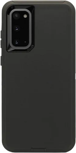 Vista 3 de Funda para Galaxy S20 (6.2 pulgadas), resistente de cuerpo completo, protección contra caídas de grado militar, funda para cinturón para hombres