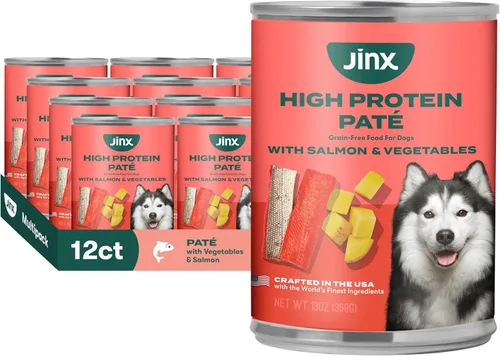 Vista 10 de Jinx Premium Comida Húmeda para Perros en Lata - Paté de Carne - Comida enlatada para perros sin granos con ingredientes reales y sin rellenos