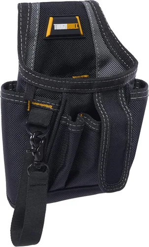 Vista 4 de ToughBuilt - Utility Pouch, Heavy-Duty Tool Pouch with Multiple Pockets, Secure Attachment & Storage for Jobsite Use