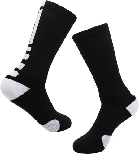 Vista 7 de Fraobbg 4 pares de calcetines atléticos para hombre, gruesos, protectores, amortiguadores deportivos, de élite, baloncesto, fútbol, compresión, 7-12