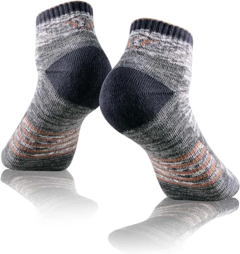 Vista 2 de FEIDEER Calcetines de senderismo para hombre y mujer, unisex, absorben la humedad, de algodón, con soporte de arco