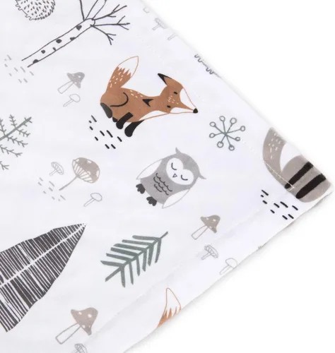 Vista 3 de HOMRITAR Manta de bebé para niños y niñas, manta de felpa suave de visón con respaldo punteado de doble capa para niños pequeños con zorros