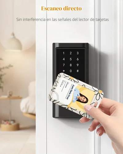 Vista 5 de Uniclife Porta credenciales deslizante floral con carrete retráctil y mosquetón con clip para cordón desmontable, protector de tarjeta vertical