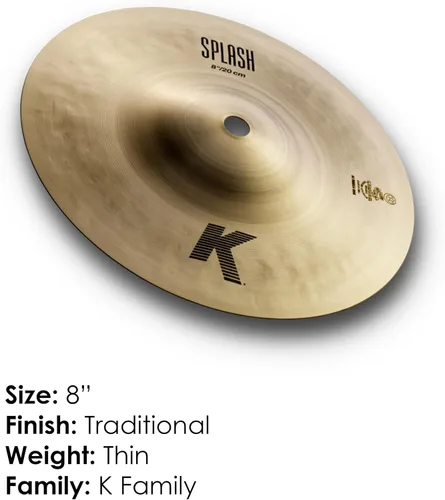 Vista 2 de Zildjian K0857 - Platillo K Splash de 8 pulgadas