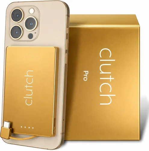 Vista 22 de Clutch - Cargador portátil Pro USB-C - Compatible con dispositivos iPhone 15, 16, 17 y Android - Batería magnética de banco de energía - Aprobado