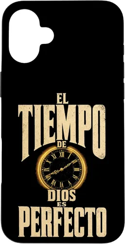 Vista 25 de Fe Cristiana El Tiempo De Dios ES Perfecto Vintage Clock Case for iPhone Air