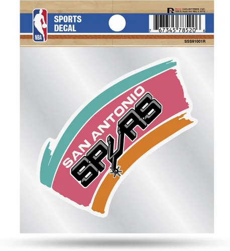 Vista 21 de Rico Industries NBA unisex-adult NBA Retro 4x4 Decal