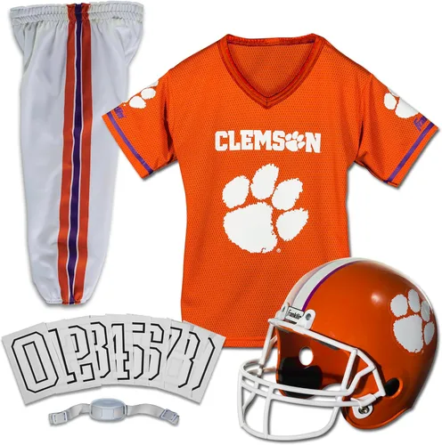 Vista 37 de Franklin Sports NCAA - Conjunto de uniforme de fútbol americano para niños, camiseta de fútbol universitario, casco + pantalones para niños y niñas
