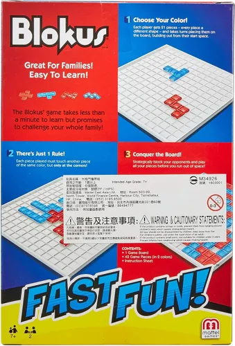 Vista 2 de Mattel Games Fast Fun Fmw25 Blokus