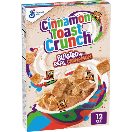 Vista 15 de Cinnamon Toast Crunch Taza de cereales para desayuno, cereal de una sola porción, 2 onzas (paquete de 12) 22g Whole Grain, No High-Fructose Corn