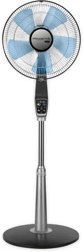 Vista 8 de Rowenta, ventilador de torre, ventilador oscilante fresco de 180°, ventilador silencioso de piso para dormitorio, 3 velocidades, ventilador de pie