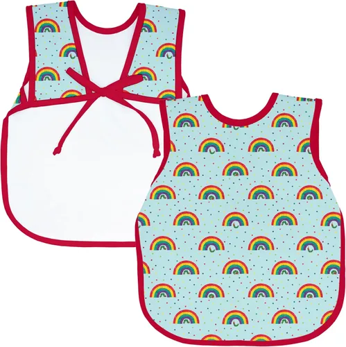 Vista 13 de BapronBaby Eric Carle Bapron - Babero más seguro sin corbata para el cuello - Bebé y niño pequeño - Suave impermeable - Sin PVC, BPA y ftalatos - 6