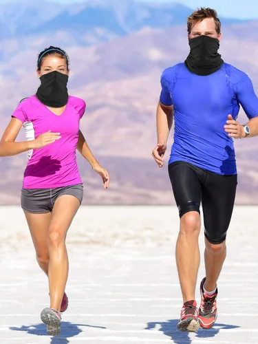 Vista 6 de Bufanda de verano con protección UV para el cuello, pasamontañas, transpirable, bufanda