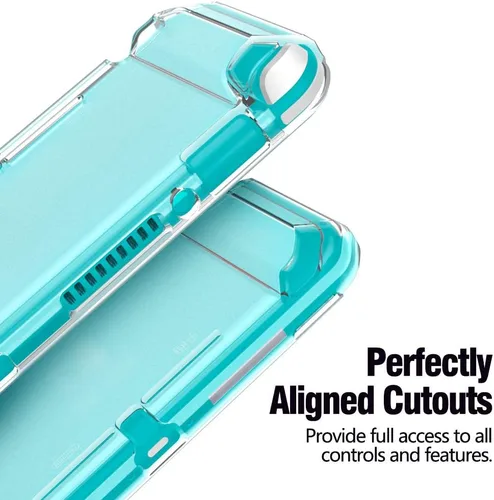 Vista 7 de MoKo - Funda compatible con Nintendo Switch Lite funda protectora de TPU a prueba de golpes duradera y esmerilada para consola Nintendo Switch Lite