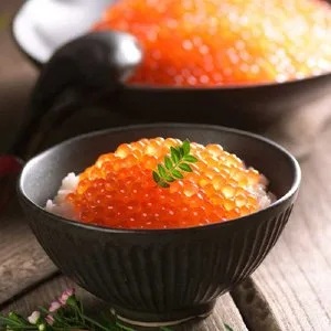Vista 2 de Caviar de salmón 17.5 oz - Ikura American Keta Sushi Grade