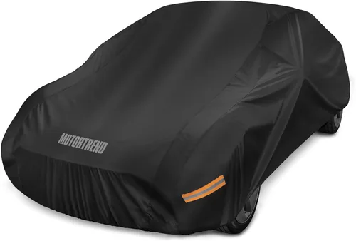 Vista 12 de Motor Trend Funda impermeable para automóvil con bandera de Estados Unidos, protección para todo tipo de clima, resistente a los rayos UV Bandera