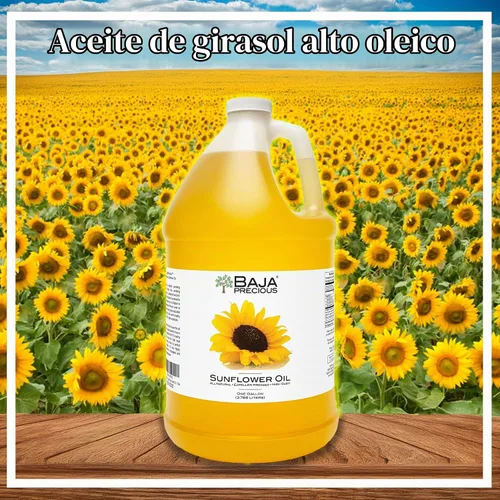 Vista 2 de Aceite orgánico de girasol (1 galón), de Baja Precious
