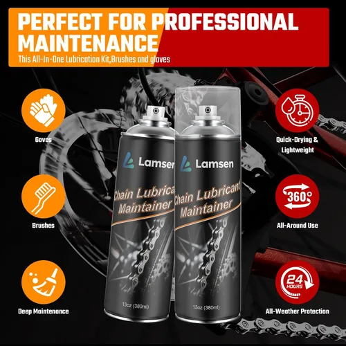 Vista 2 de Kit profesional de mantenimiento de cadena de lubricante de cadena