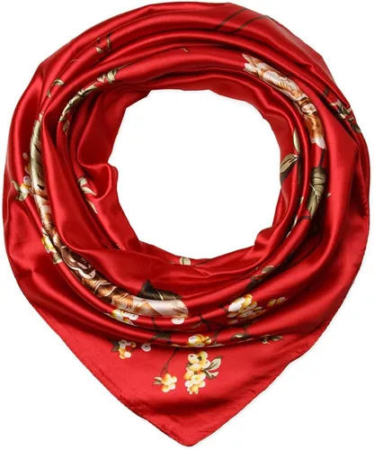 Vista 135 de corciova - Bufanda cuadrada grande para mujer, diadema sedosa para cabello rizado, lazo para dormir por la noche, bandana a la moda, 35 x 35