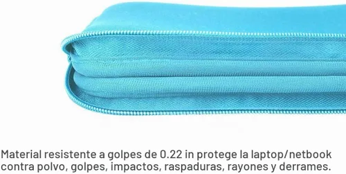 Vista 3 de Arvok Funda para Laptop de 11, 11.6 y 12 pulgadas para MacBook Air 12, funda de neopreno resistente al agua para notebook, computadora y tablet Azul