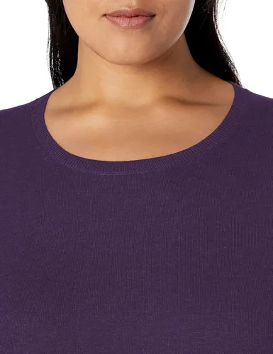 Vista 4 de Tienda Essentials Women's Long-Sleeve Lightweight Crewneck Sweater (Available in Plus Size)