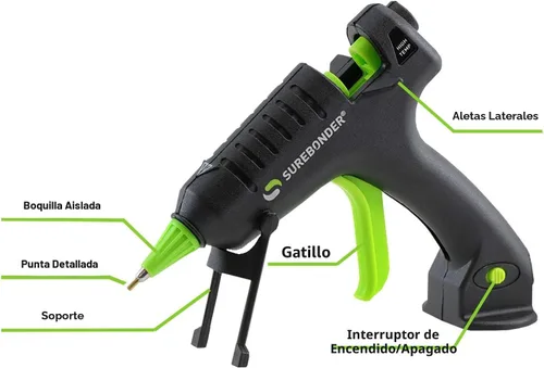 Vista 5 de Surebonder H-195 Pistola encoladora pequeña, de precisión.