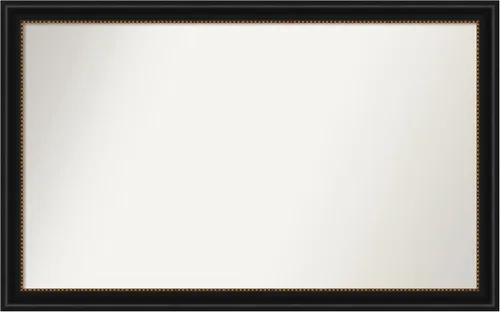 Vista 195 de Amanti Art Espejo personalizado, gran espejo de baño estrecho, espejo de pared o espejo de tocador de baño sobre el fregadero (24 x 24 pulgadas)
