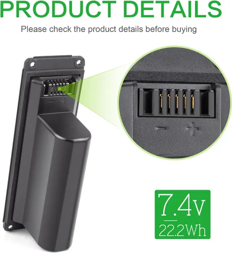 Vista 7 de Batería de 7.4V 22.2Wh 061384 para Bose Soundlink Mini I One Gen 1 Altavoz Versión de EE. UU. Batería para 413295 61385 61384 61386 63287 061384