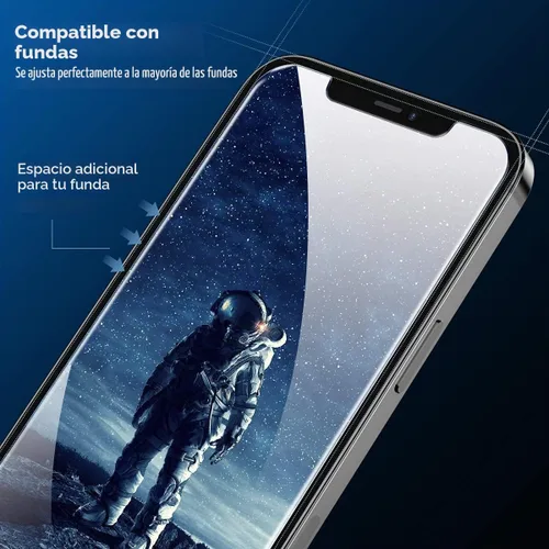 Vista 5 de Fotbor Protector de pantalla de privacidad para iPhone 12 Pro Max, protector de pantalla de privacidad para iPhone 12 Pro Max [2 antiespías]