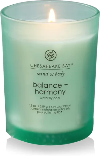 Vista 2 de Chesapeake Bay Candle Velas perfumadas, Balance + Harmony and Peace + Tranquility, tarros medianos (paquete de 2)