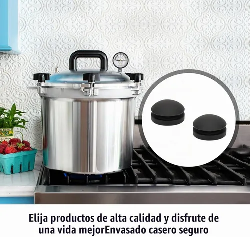 Vista 6 de Dispositivo de seguridad de tapón de olla a presión de goma que ventila automáticamente el vapor (1930 – enchufe de sobrepresión) – Se adapta a