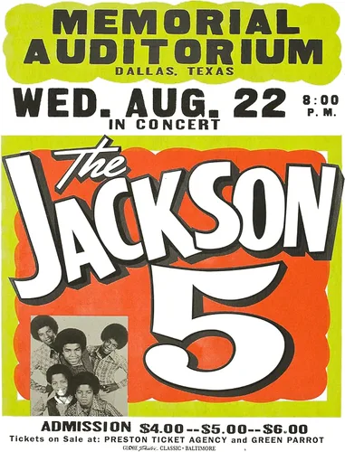 Vista 7 de Póster de Michael Jackson - Música Motown Negra - Póster vintage del concierto de Jackson 5 - Arte de pared afroamericano - Historia negra famosa
