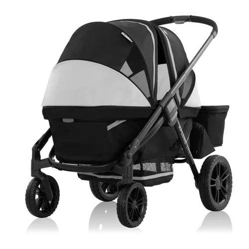 Vista 10 de Evenflo Pivot Xplore Cochecito estilo carrito todoterreno (Gris Aventurero)