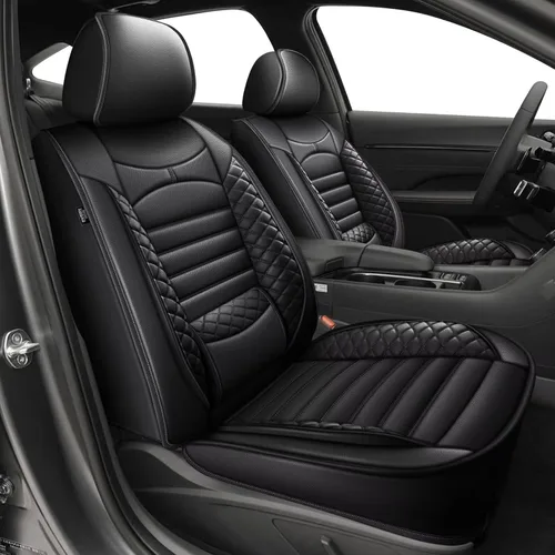 Vista 19 de 2 Fundas Protectoras para Asientos Delanteros para Hyundai Tucson 2010-2025 2026: De Cuero Sintético, Suave, Cómodo, Duradero, Impermeable